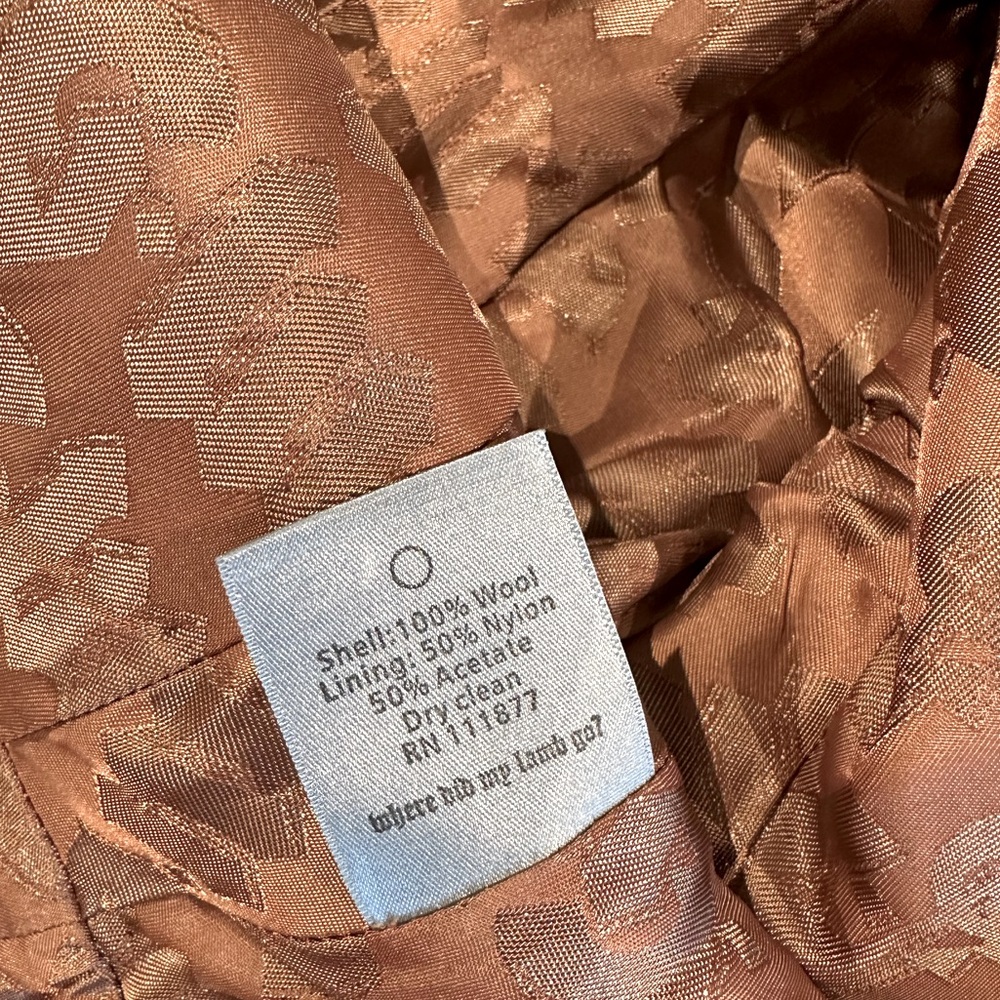 Rare- Vintage- L.A.M.B. Plaid jacket size 6 blazer coat - Picture 7 of 11